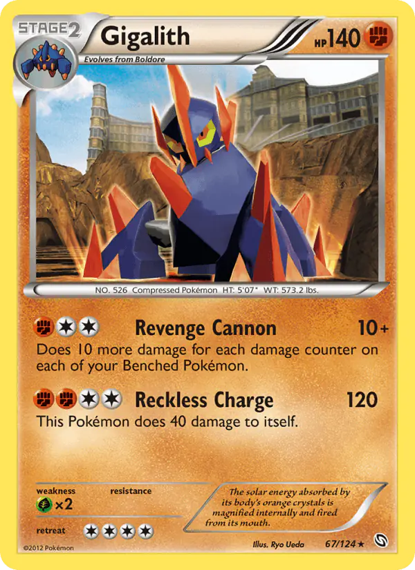 Carta Gigalith 67/124 de Dragons Exalted