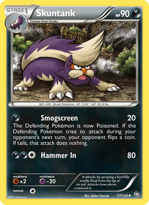 Carta Skuntank 77/124 de Dragons Exalted