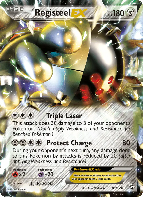 Carta Registeel-EX 81/124 de Dragons Exalted