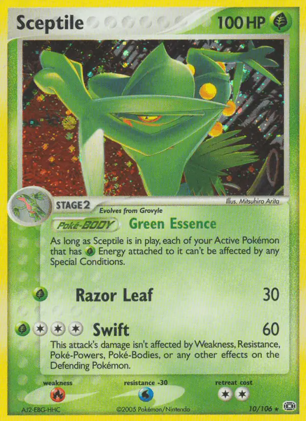 Carta Sceptile 10/106 de Emerald