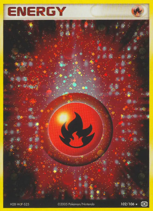 Carta Fire Energy 102/106 de Emerald