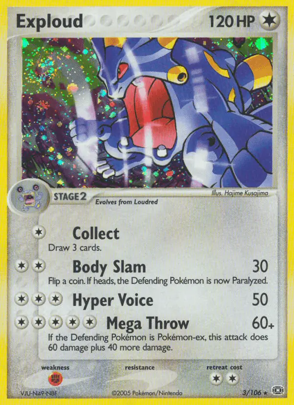 Carta Exploud 3/106 de Emerald