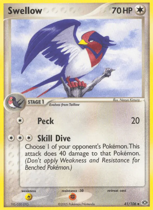 Carta Swellow 41/106 de Emerald