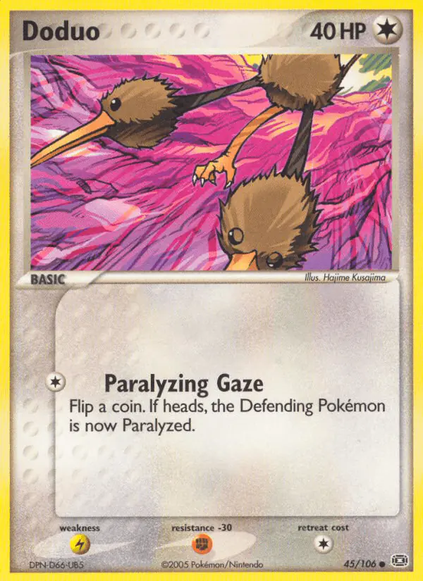 Carta Doduo 45/106 de Emerald