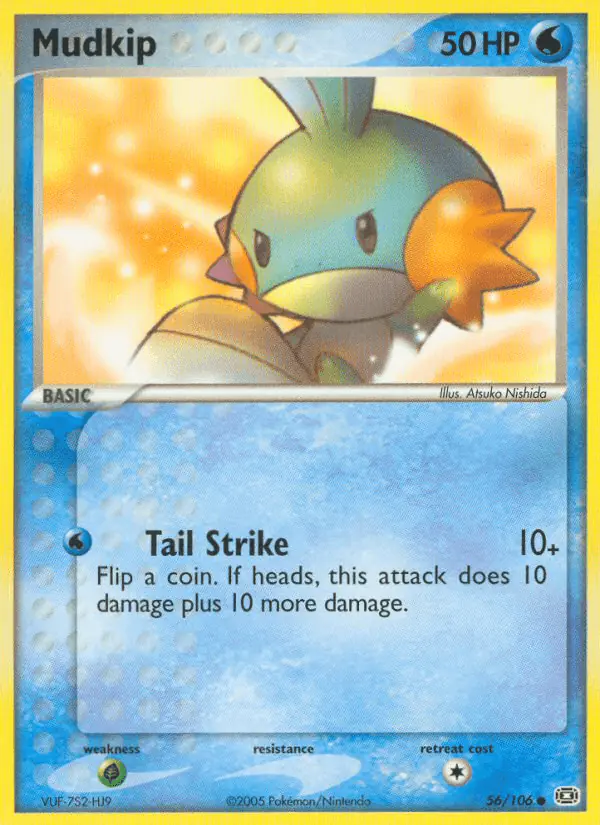 Carta Mudkip 56/106 de Emerald