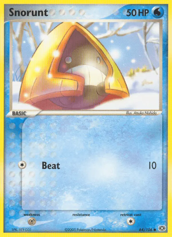 Carta Snorunt 64/106 de Emerald