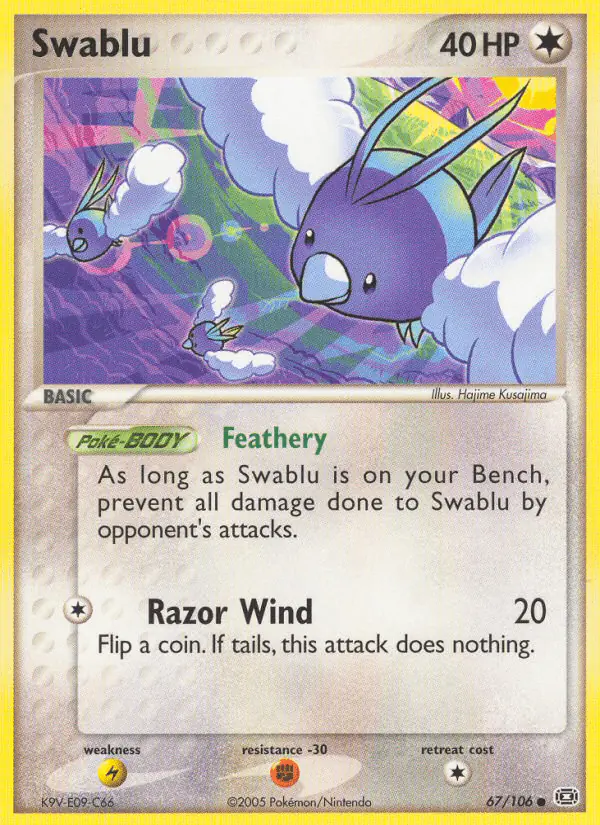 Carta Swablu 67/106 de Emerald