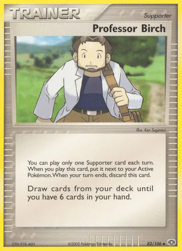 Carta Professor Birch 82/106 de Emerald
