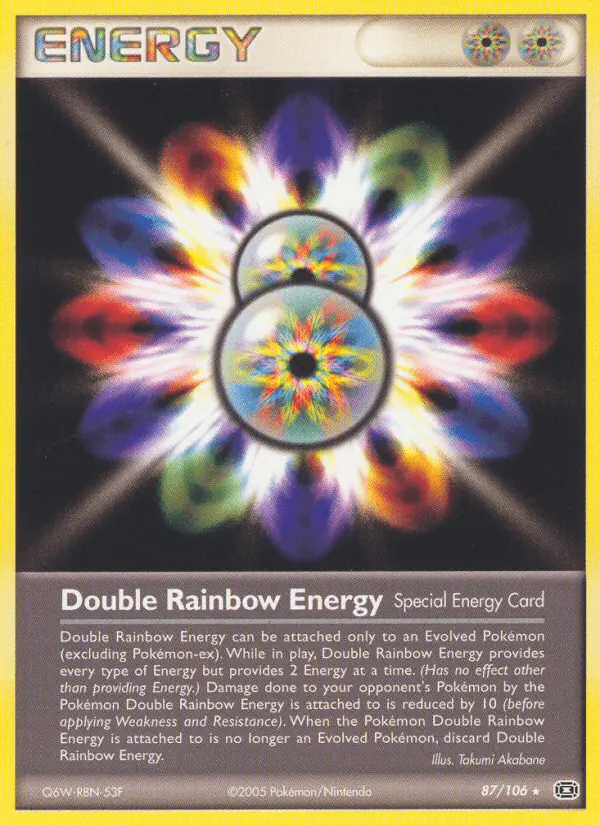 Carta Double Rainbow Energy 87/106 de Emerald