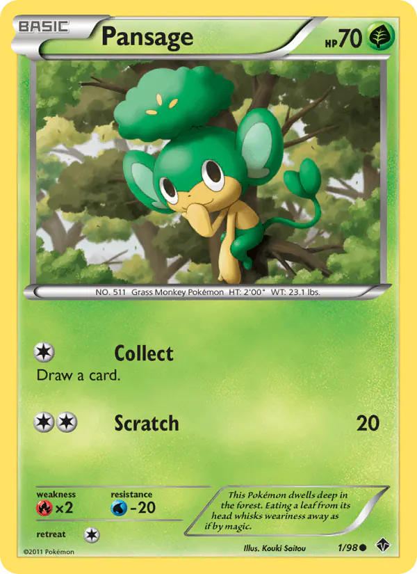 Carta Pansage 1/98 de Emerging Powers