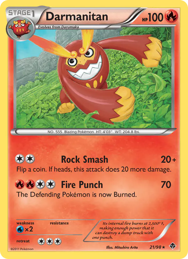 Carta Darmanitan 21/98 de Emerging Powers