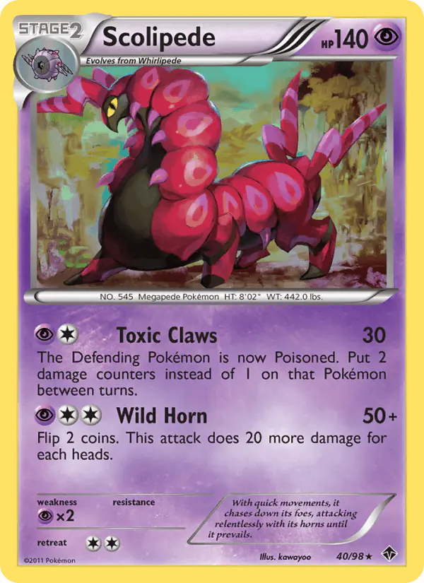 Carta Scolipede 40/98 de Emerging Powers
