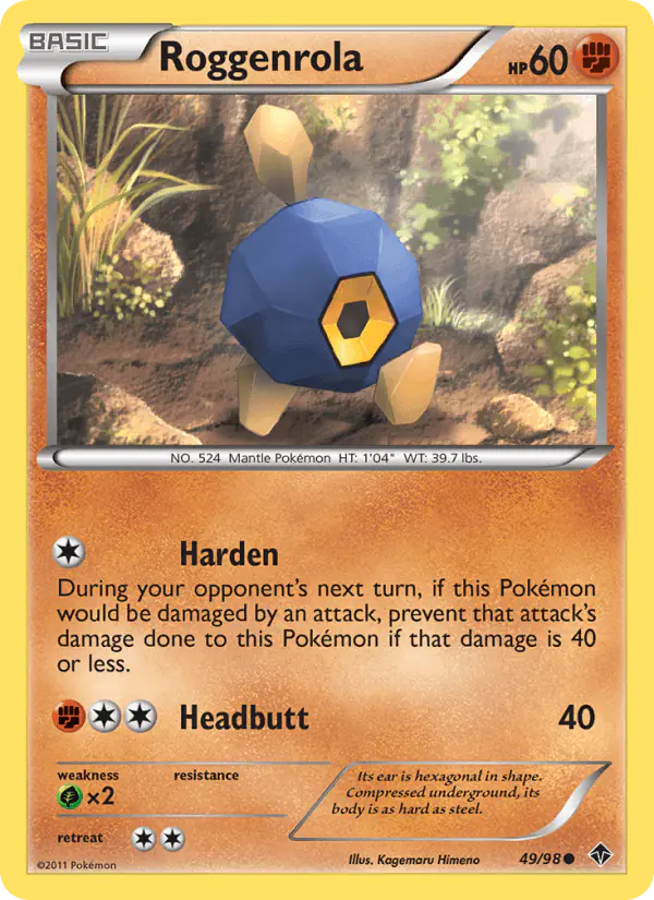 Carta Roggenrola 49/98 de Emerging Powers