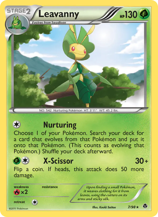 Carta Leavanny 7/98 de Emerging Powers