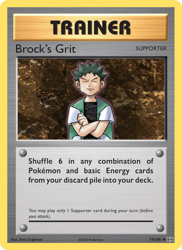 Carta Brock's Grit 74/108 de Evolutions