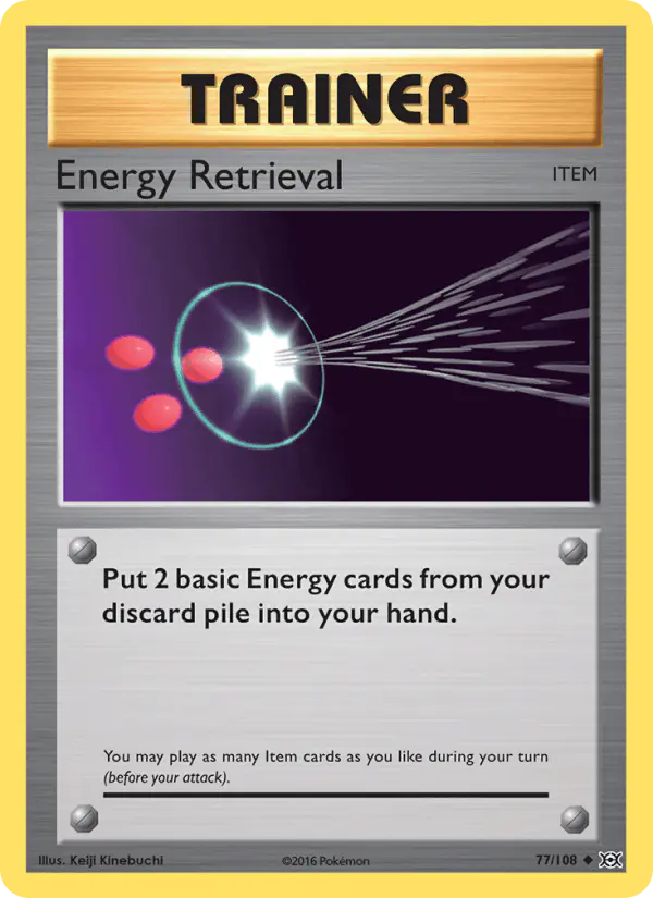 Carta Energy Retrieval 77/108 de Evolutions
