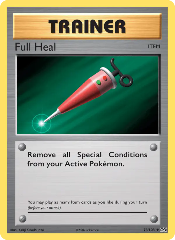 Carta Full Heal 78/108 de Evolutions
