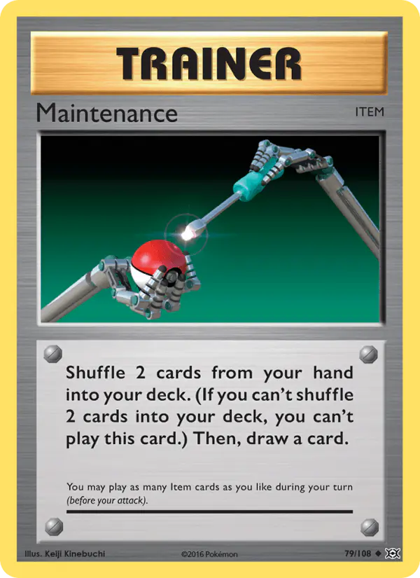 Carta Maintenance 79/108 de Evolutions