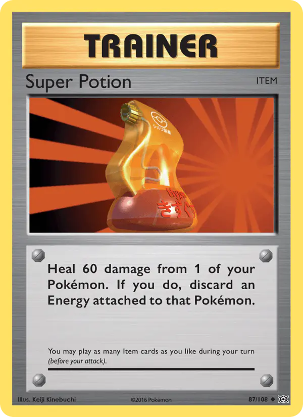 Carta Super Potion 87/108 de Evolutions