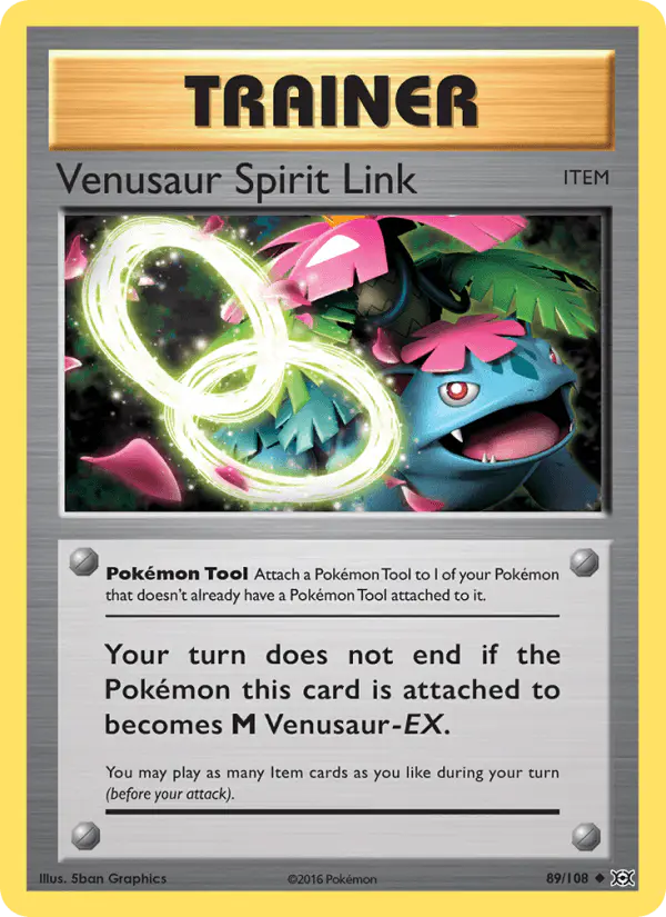 Carta Venusaur Spirit Link 89/108 de Evolutions