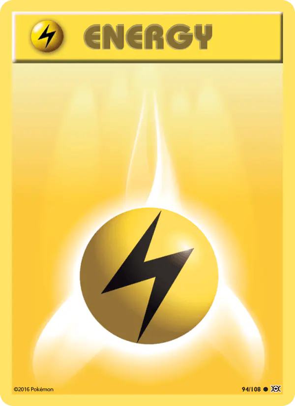 Carta Lightning Energy 94/108 de Evolutions