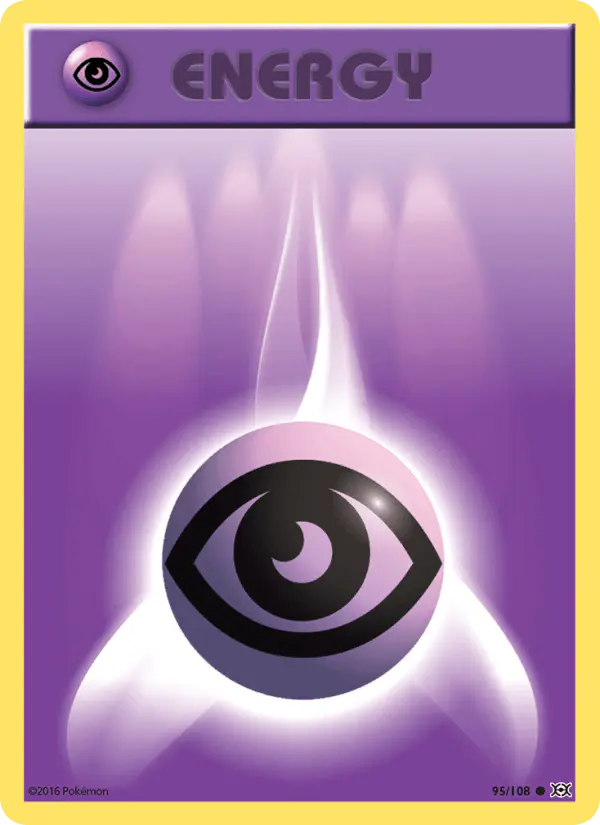 Carta Psychic Energy 95/108 de Evolutions