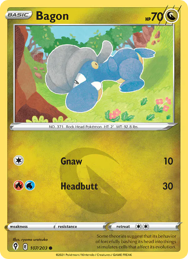 Carta Bagon 107/203 de Evolving Skies