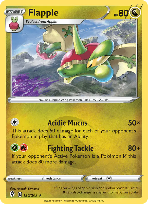 Carta Flapple 120/203 de Evolving Skies