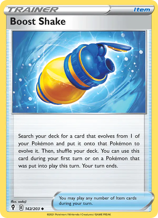 Carta Boost Shake 142/203 de Evolving Skies