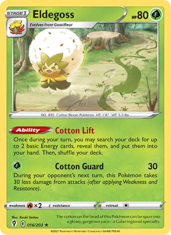 Carta Eldegoss 016/203 de Evolving Skies