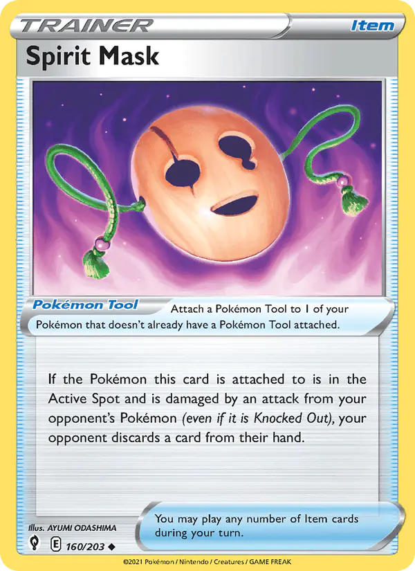 Carta Spirit Mask 160/203 de Evolving Skies