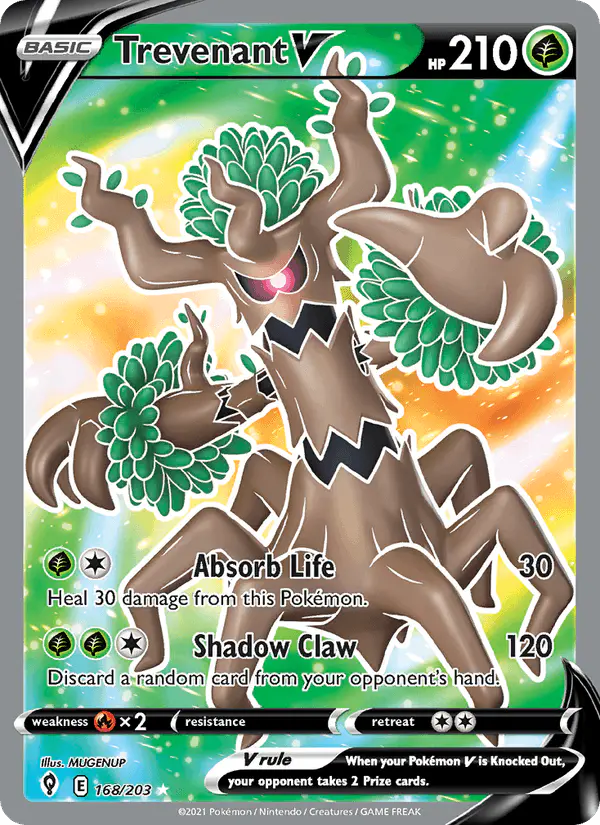 Carta Trevenant V 168/203 de Evolving Skies