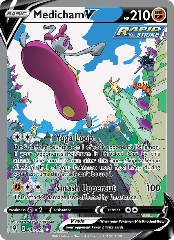 Carta Medicham V 186/203 de Evolving Skies