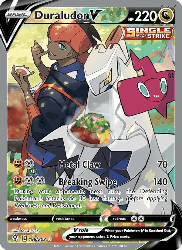 Carta Duraludon V 198/203 de Evolving Skies
