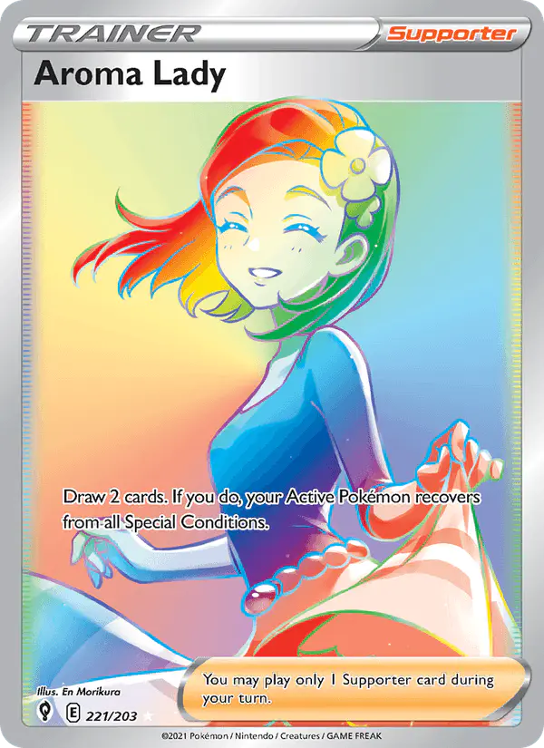 Carta Aroma Lady 221/203 de Evolving Skies