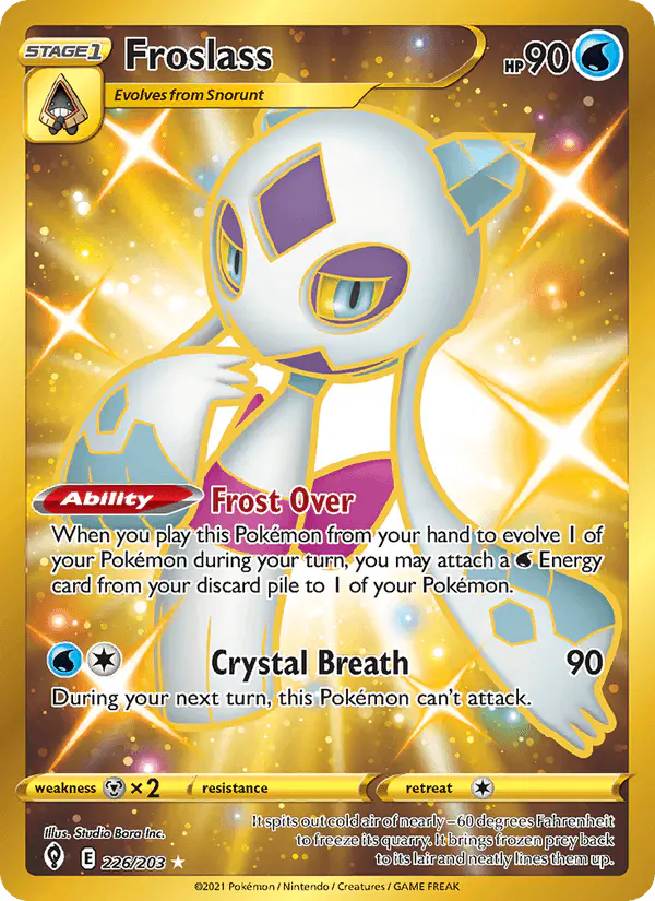 Carta Froslass 226/203 de Evolving Skies