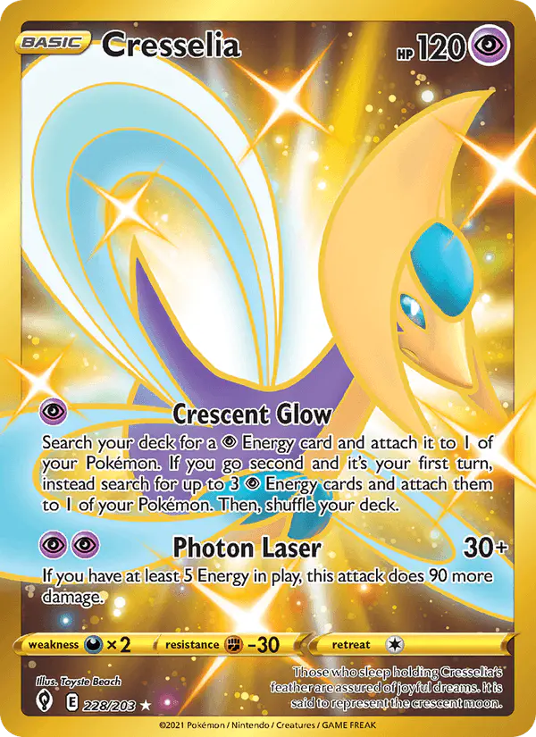 Carta Cresselia 228/203 de Evolving Skies