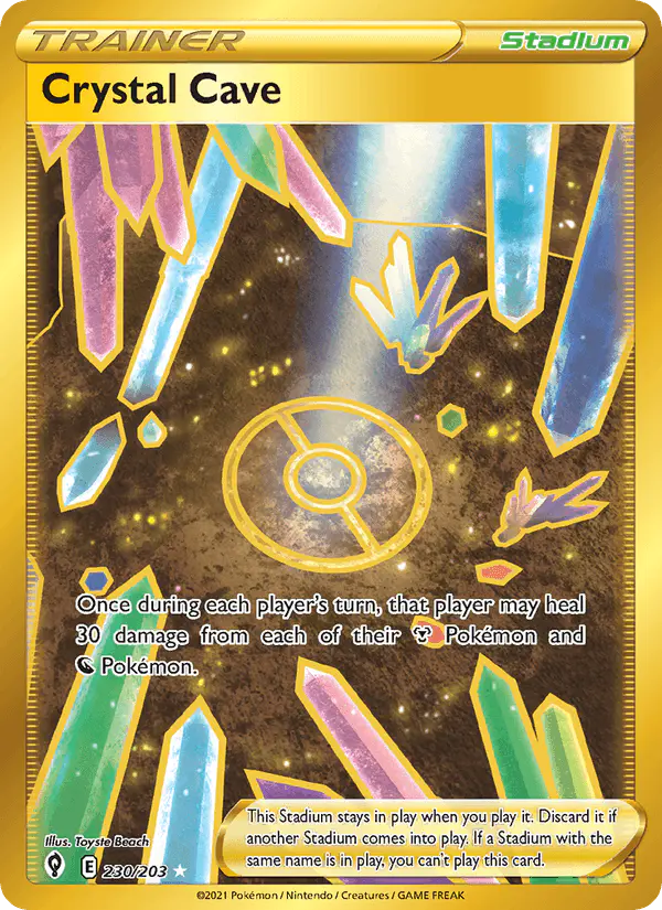 Carta Crystal Cave 230/203 de Evolving Skies