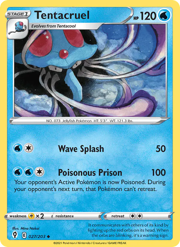 Carta Tentacruel 027/203 de Evolving Skies