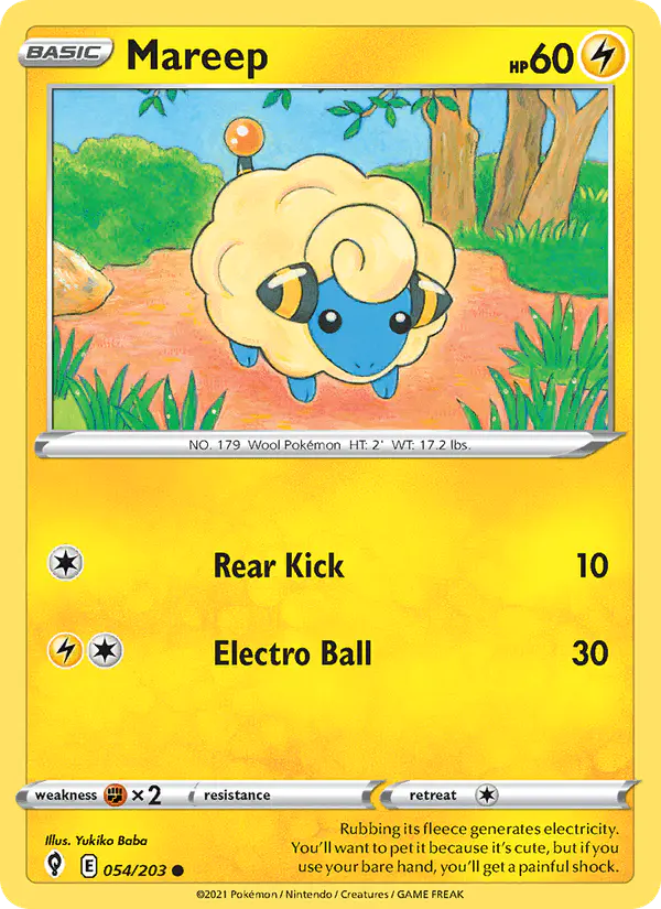 Carta Mareep 054/203 de Evolving Skies