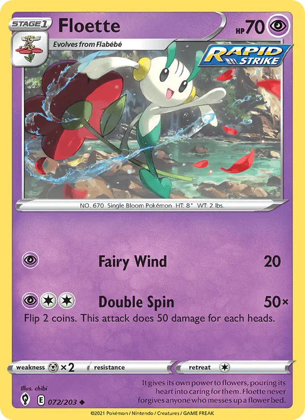 Carta Floette 072/203 de Evolving Skies