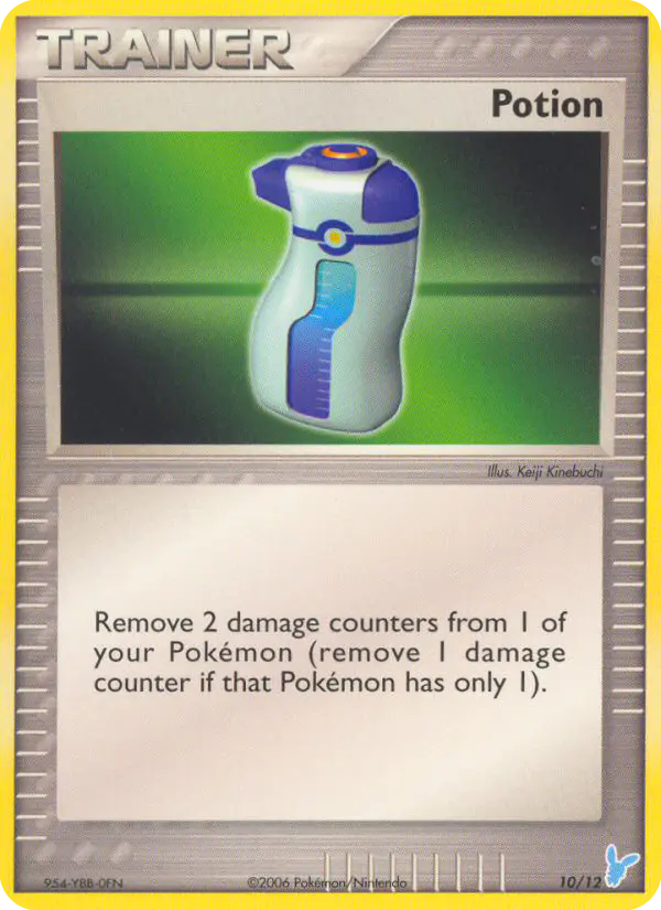 Carta Potion 10/12 de EX trainer Kit 2 (Minun)