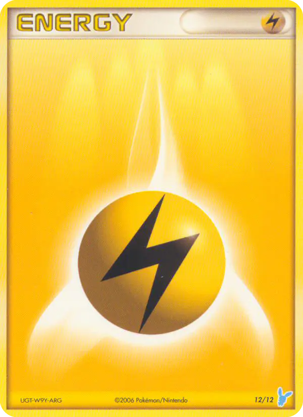 Carta Lightning Energy 12/12 de EX trainer Kit 2 (Minun)