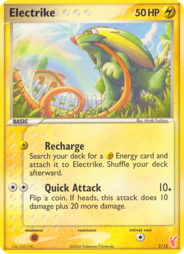 Carta Electrike #2 de EX trainer Kit 2 (Plusle)