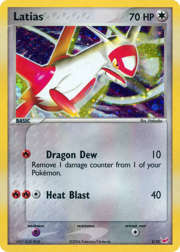 Carta Latias 4/10 de EX trainer Kit (Latias)
