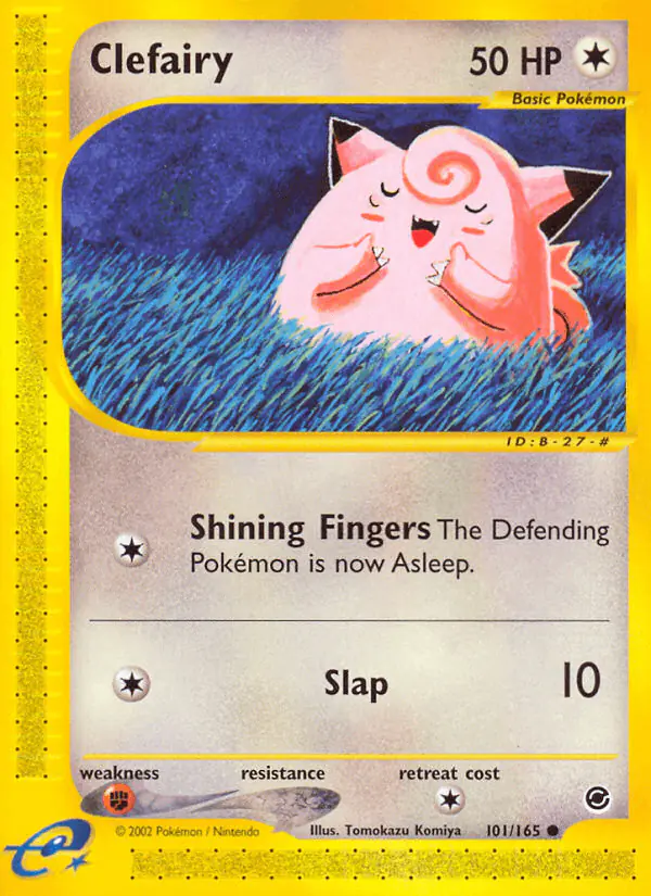 Carta Clefairy 101/165 de Expedition Base Set
