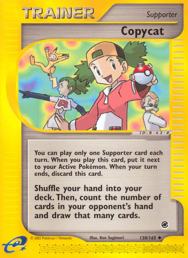 Carta Copycat 138/165 de Expedition Base Set