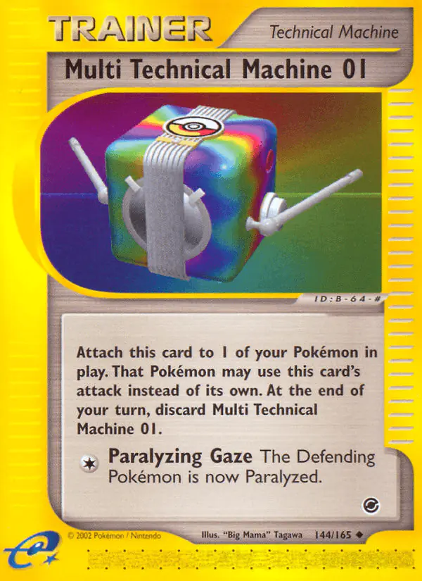 Carta Multi Technical Machine 01 144/165 de Expedition Base Set