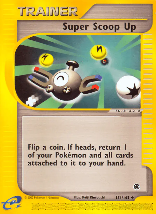 Carta Super Scoop Up 151/165 de Expedition Base Set