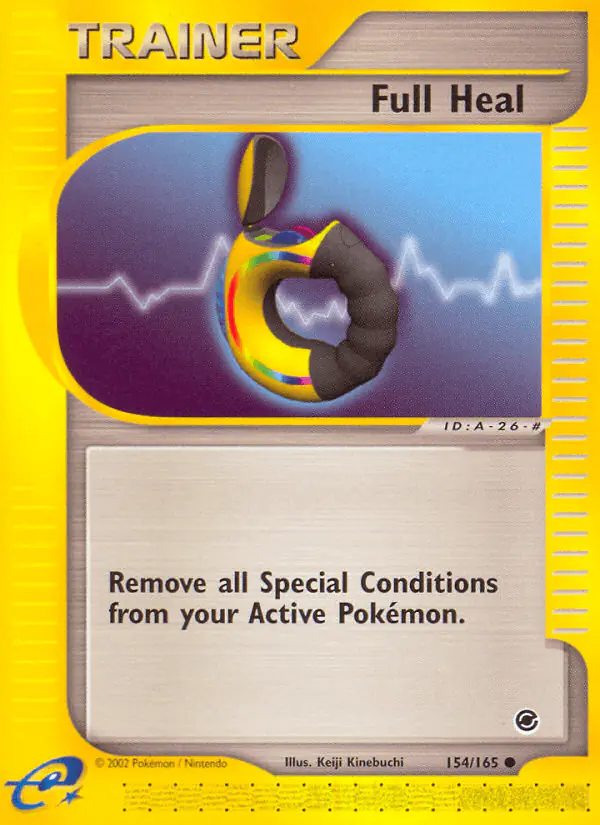 Carta Full Heal 154/165 de Expedition Base Set